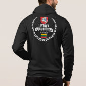 Litauen Hoodie (Rückseite)