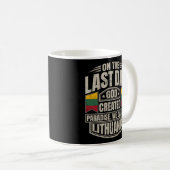 Litauen Kaffeetasse (VorderseiteRechts)