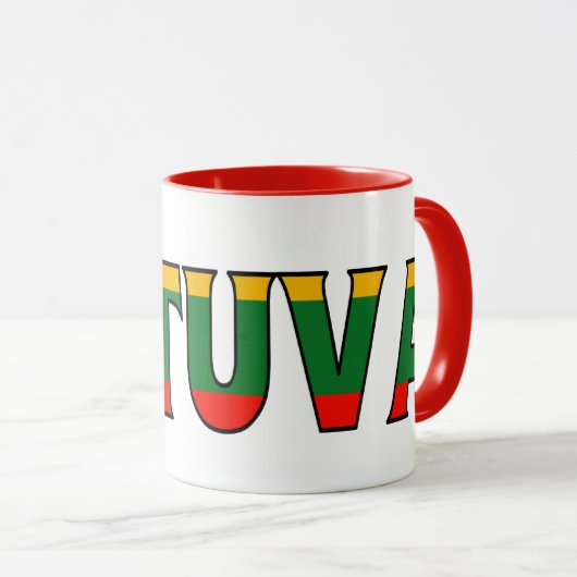 Litauen-Kaffeetasse Tasse (VorderseiteRechts)