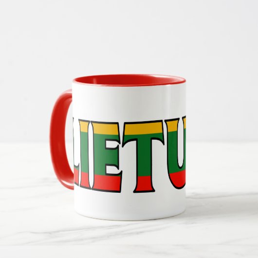 Litauen-Kaffeetasse Tasse (Vorderseite Links)