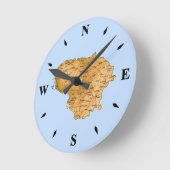 Litauen Karte Uhr (Winkel)