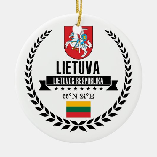 Litauen Keramikornament (Vorne)