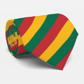 Litauen Krawatte, Mode litauische Flaggenfirma Krawatte (Gerollt)