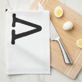 Litauen: Lächelfahne Handtuch (Viertel Falte)