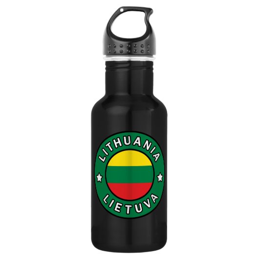 Litauen Lietuva Edelstahlflasche (Vorderseite)
