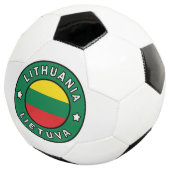 Litauen Lietuva Fußball (Dreiviertel)