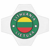 Litauen Lietuva Fußball (Flach)