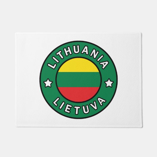 Litauen Lietuva Fußmatte (Vorderseite)