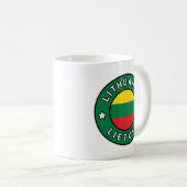 Litauen Lietuva Kaffeetasse (VorderseiteRechts)