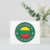 Litauen Lietuva Postkarte (Stehend Vorderseite)