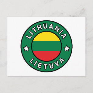 Litauen Lietuva Postkarte