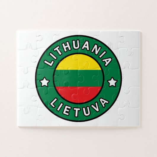 Litauen Lietuva Puzzle (Horizontal)