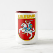 Litauen (Lietuva) Wappen Tasse (Zentrum)