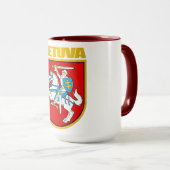 Litauen (Lietuva) Wappen Tasse (VorderseiteRechts)