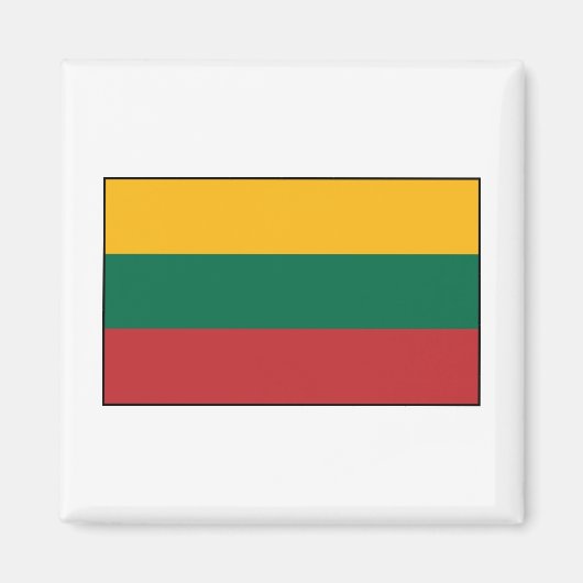 Litauen - litauische Flagge Magnet (Vorne)