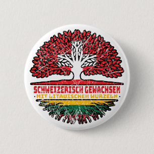 Litauen litisch Schweizer Baum Button