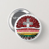 Litauen litisch Schweizer Baum Button (Vorne & Hinten)