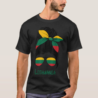 Litauen Mädchen Litauen Lietuvis Flagge T-Shirt