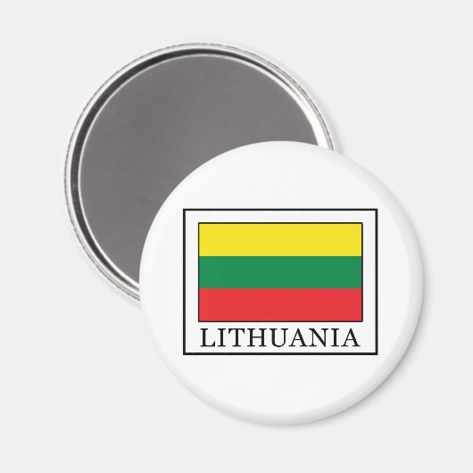 Litauen Magnet (Vorderseite/Rückseite)