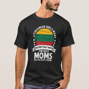 Litauen Mama Mütter Day Mama Litauen Amerika T-Shirt