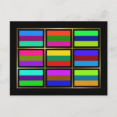 Litauen Mehrfahne Postkarte (Vorderseite)