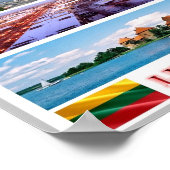 Litauen - Mosaik - Poster (Ecke)