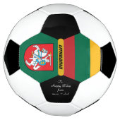 Litauen Personalisiert, Flaggen, Foto-Fußball Fußball (Gedreht)