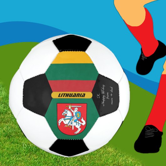 Litauen Personalisiert, Flaggen, Foto-Fußball Fußball