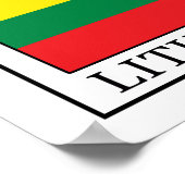 Litauen Poster (Ecke)