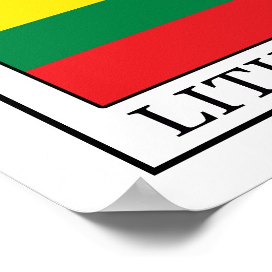 Litauen Poster (Ecke)