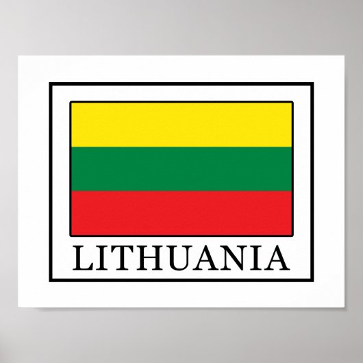 Litauen Poster (Vorne)