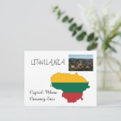 Litauen Postkarte (Stehend Vorderseite)