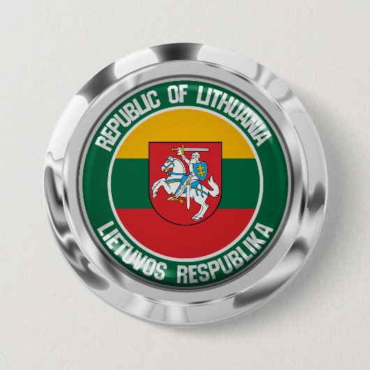Litauen-Runde Button (Vorderseite)