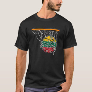Litauen Sport Basketball Basketball Ball Prolag Fl T-Shirt