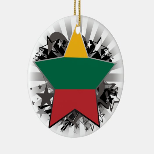 Litauen-Stern Keramik Ornament (Rechts)