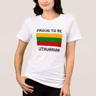 Litauen: Stolz, Litauer zu sein Tri-Blend Shirt