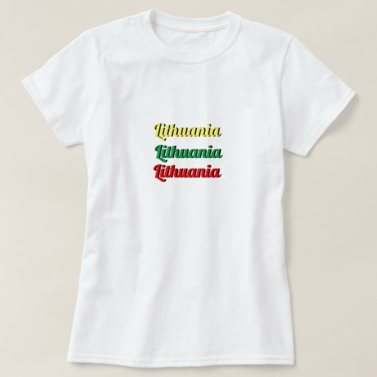 Litauen T-Shirt (Design vorne)