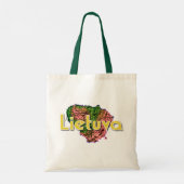 Litauen Tote Tag Tragetasche (Rückseite)