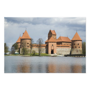 Litauen, Trakai. Insel Burg 2 Fotodruck