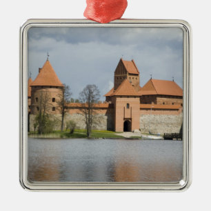 Litauen, Trakai. Insel Burg 2 Ornament Aus Metall