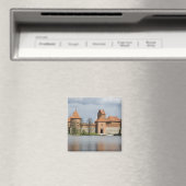 Litauen, Trakai. Insel Schloss 2 Magnet (In Situ (Geschirrspüler))