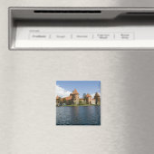 Litauen, Trakai. Insel Schloss 3 Magnet (In Situ (Geschirrspüler))
