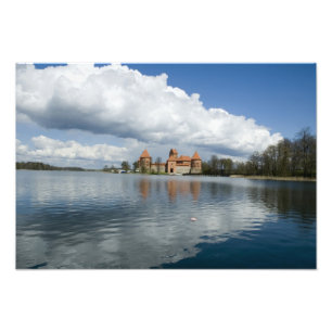 Litauen, Trakai. Insel-Schloss Fotodruck