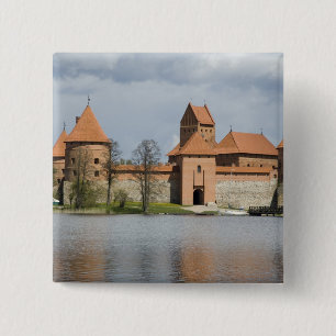 Litauen, Trakai. Inselburg 2 Button