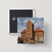 Litauen, Trakai, Trakai Historischer Staat 3 Button (Vorne & Hinten)