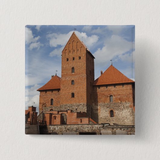 Litauen, Trakai, Trakai Historischer Staat 3 Button (Vorderseite)