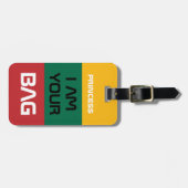 Litauen und Flagge - Reise/Personalisierte Verpack Gepäckanhänger (Vorderseite horizontal)