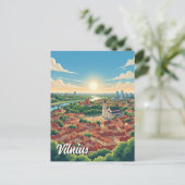 Litauen Vilnius Reise Postkarte (Stehend Vorderseite)