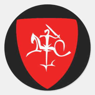 Litauen Vytis Naujoji Lietuva Runder Aufkleber