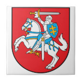 Litauen-Wappen Fliese (Vorderseite)